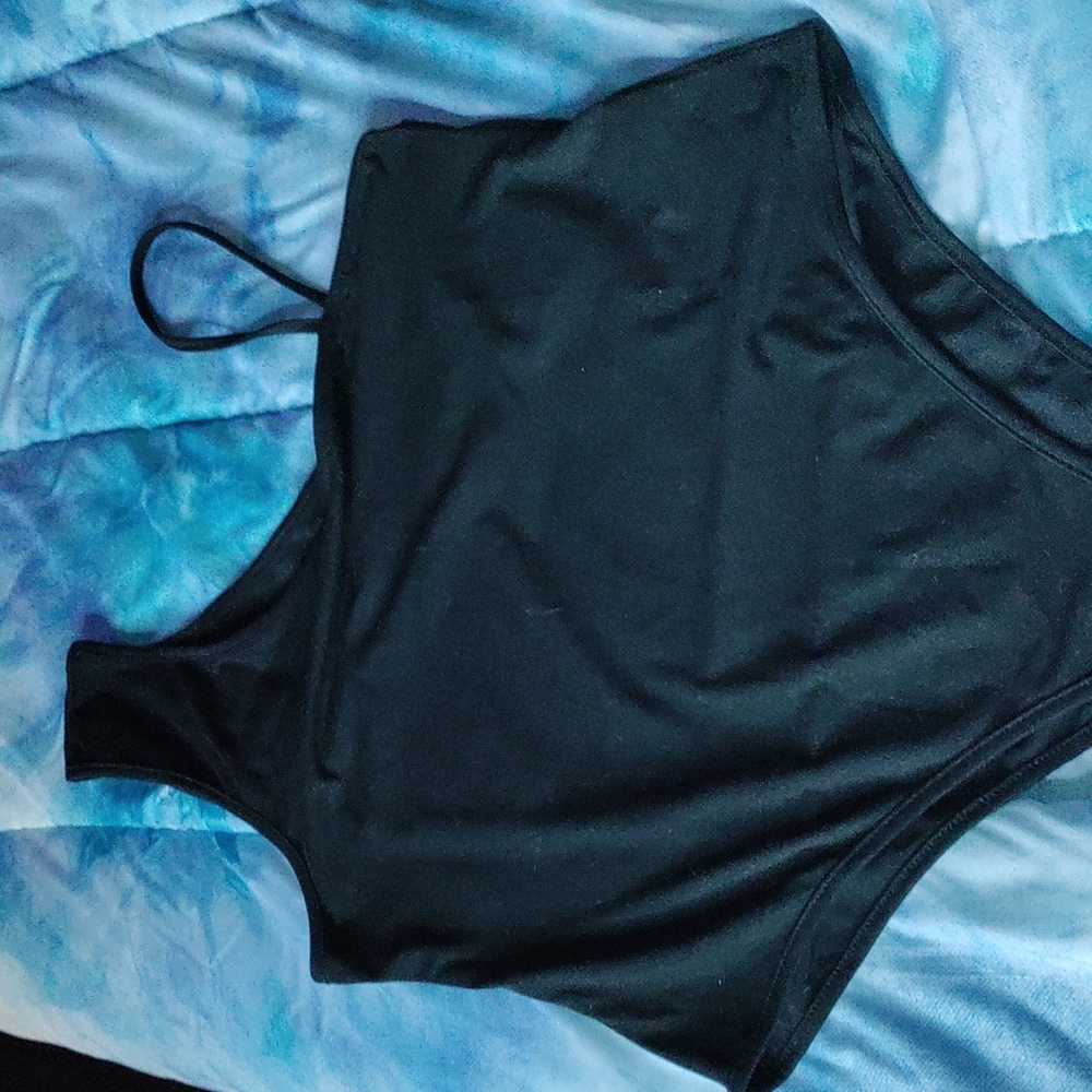 SheIn asymmetrical neck bodysuit